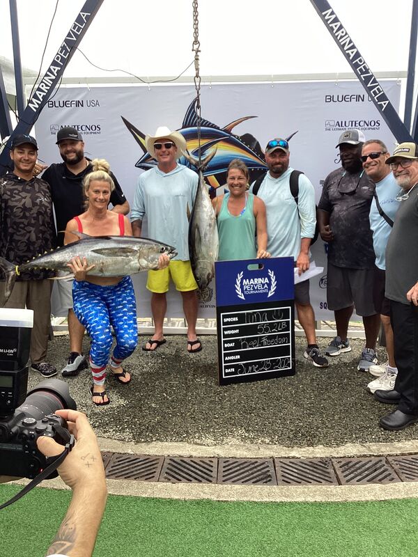 Image of a Dorado caught by Corey Johnston on team Smoked Check / Reel Freedom at the 2025 Tuna Thunder