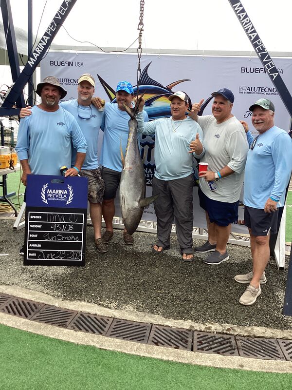 Image of a Dorado caught by Jim  Kelley on team Tuna Legends / GUNSMOKE at the 2025 Tuna Thunder