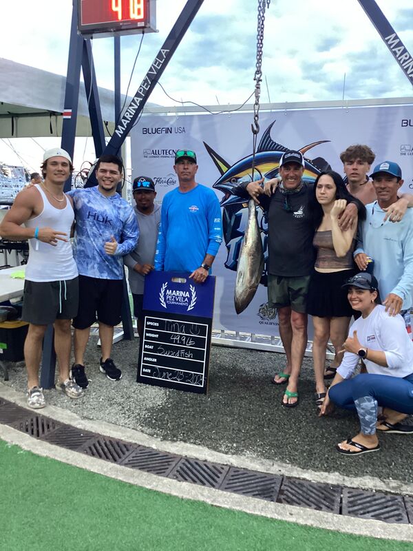 Image of a Dorado caught by Marisol Sanchez Morales on team Trashing Tuna / Swordfish at the 2025 Tuna Thunder